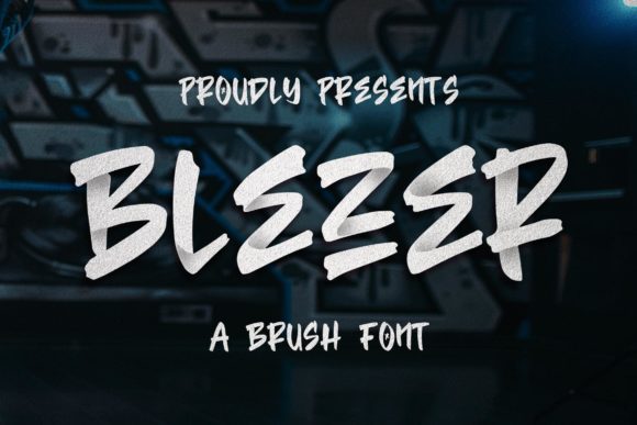 Blezer Font: Bold, Chunky Lettering for Impactful Designs