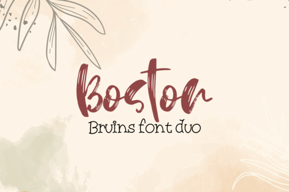 Boston Bruins: A Strategic Typography Pairing for Distinctive Brand Identity