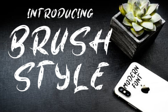 Brush Style: Bold Typography for Modern Brands