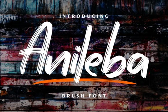 Elevating Brand Identity with Anileba: The Bold Brush Display Font for the Digital Age