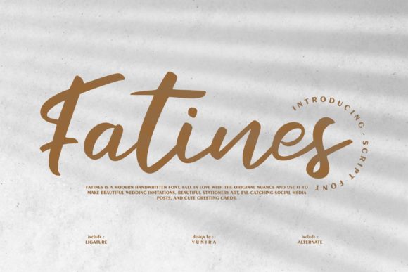 Fatines: Bold Handwritten Style for Impactful Designs