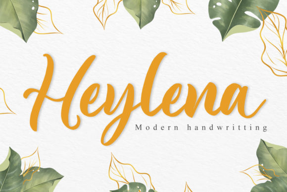 Heylena: The Brushed Script That Elevates Everyday Design