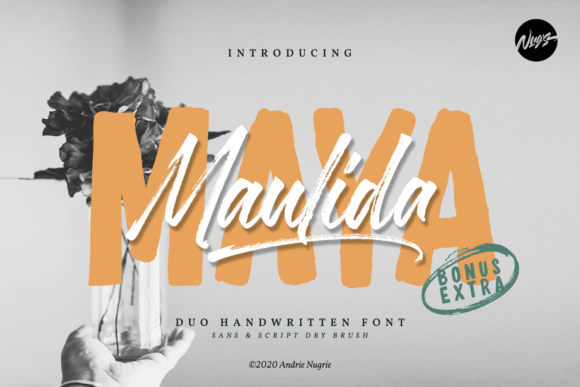 Maulida Maya: The Bold Duo Font for Modern Design