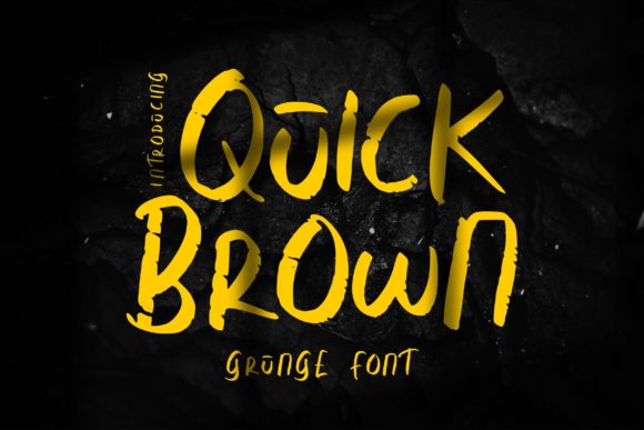 Quick Brown: The Urban Display Font Redefining Modern Brand Identity