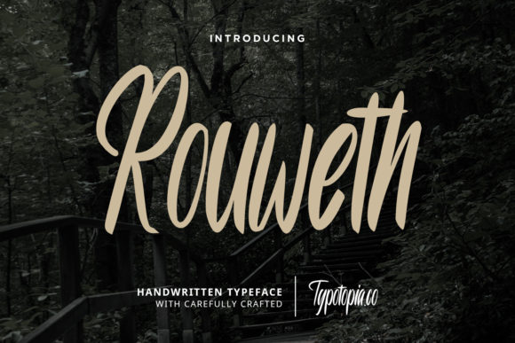 Rouweth: The Bold Brushed Font for Stylish Designs
