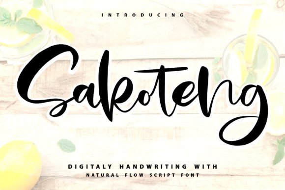 Sakoteng: Bold Handwritten Style for Unique Designs