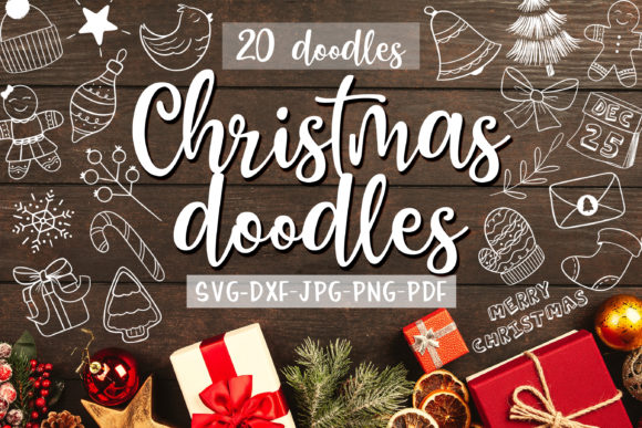 Strategic Design Planning with Christmas Doodles Cut Files