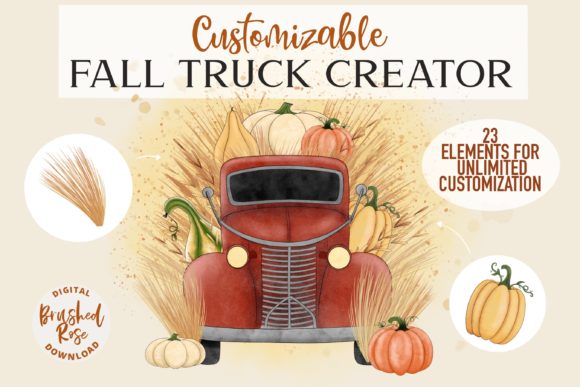 Unleash Your Autumn Creativity with the Fall Truck Custom Sublimation Creator