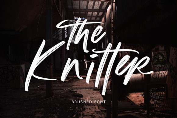 Unlocking Creative Potential with The Knitter Brush Handwritten Font